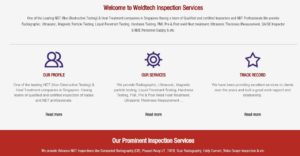 Weldtech Inspection Services' Homepage