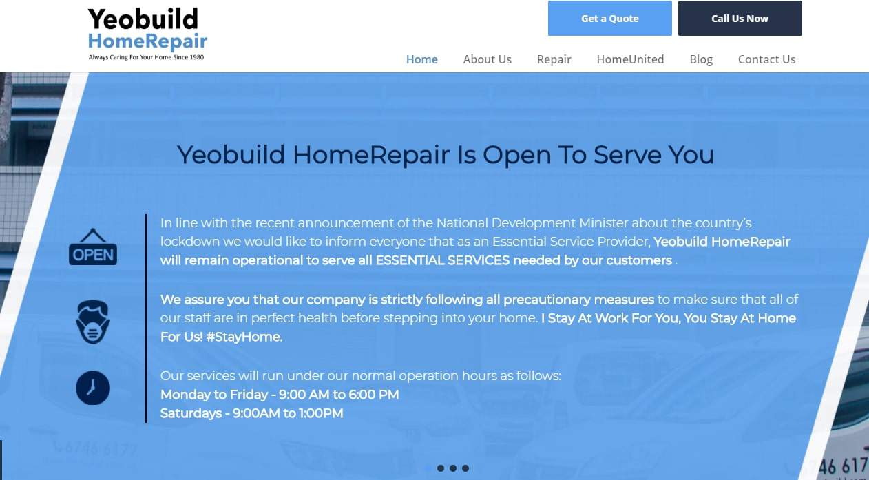 Yeobuild Home Repair's Homepage