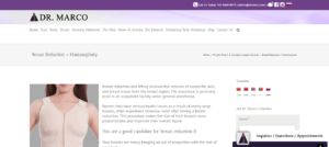 Dr. Marco’s Clinic's Homepage