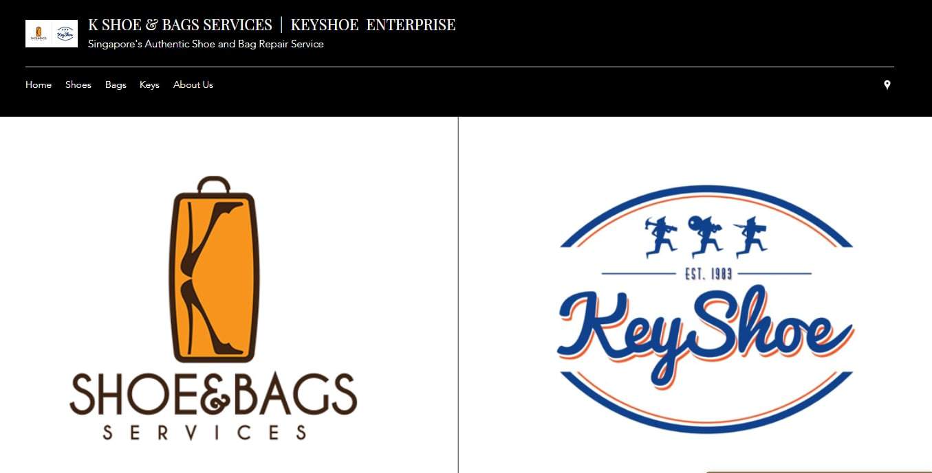 K Shoe and Bags Services' Homepage