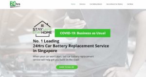 24Hrs Car Battery Replacement Service's Homepage