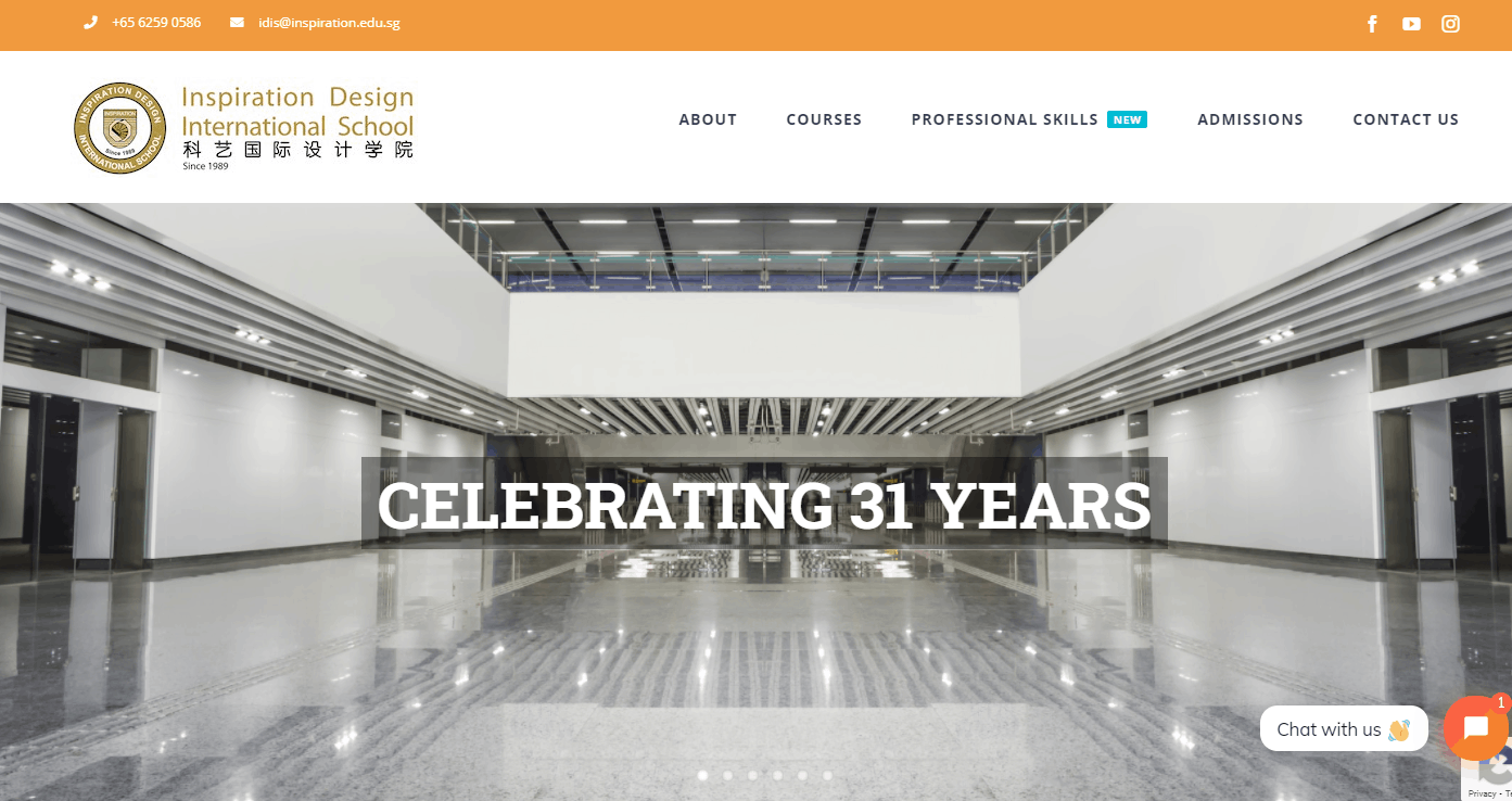 Inspiration Design International School's Homepage