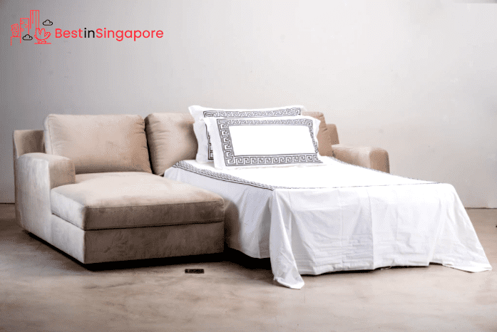 Melody L-Shape Storage Sofa Bed