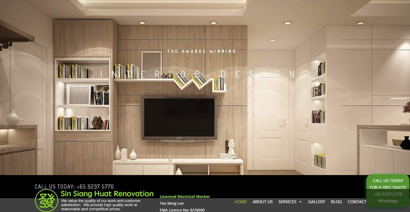 Sin Siang Huat Renovation's Homepage