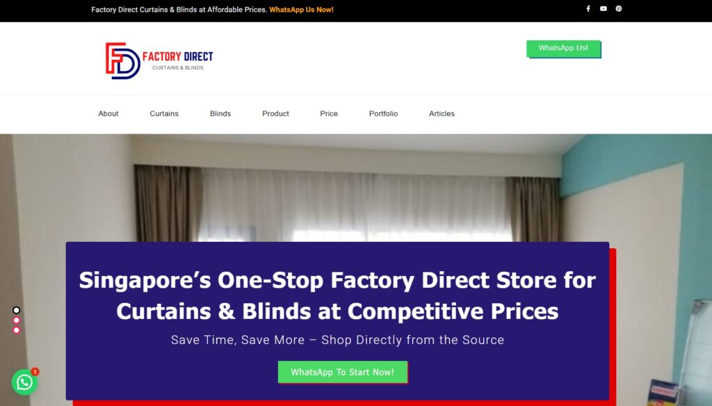 fd curtains blinds homepage
