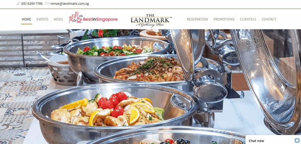 The Landmark Restaurant's Homepage