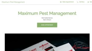 Maximum Pest Management's Homepage