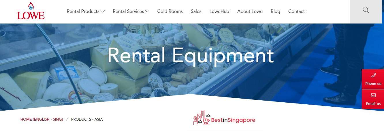 Lowe Rental's Homepage
