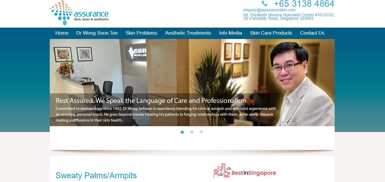 Assurance Skin, Laser, and Aesthetics' Homepage