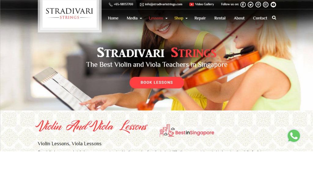 Stradivari Strings' Homepage