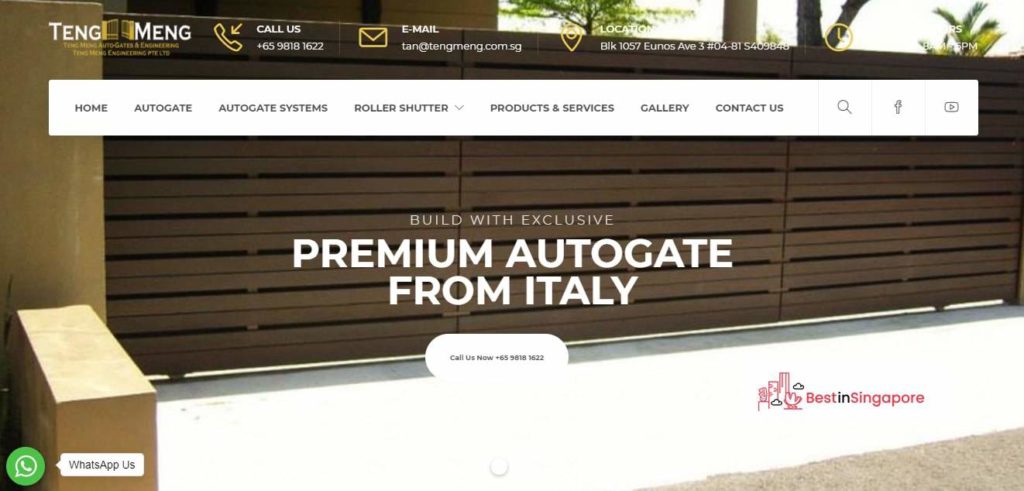 Teng Meng Auto Gates & Engineering's Homepage