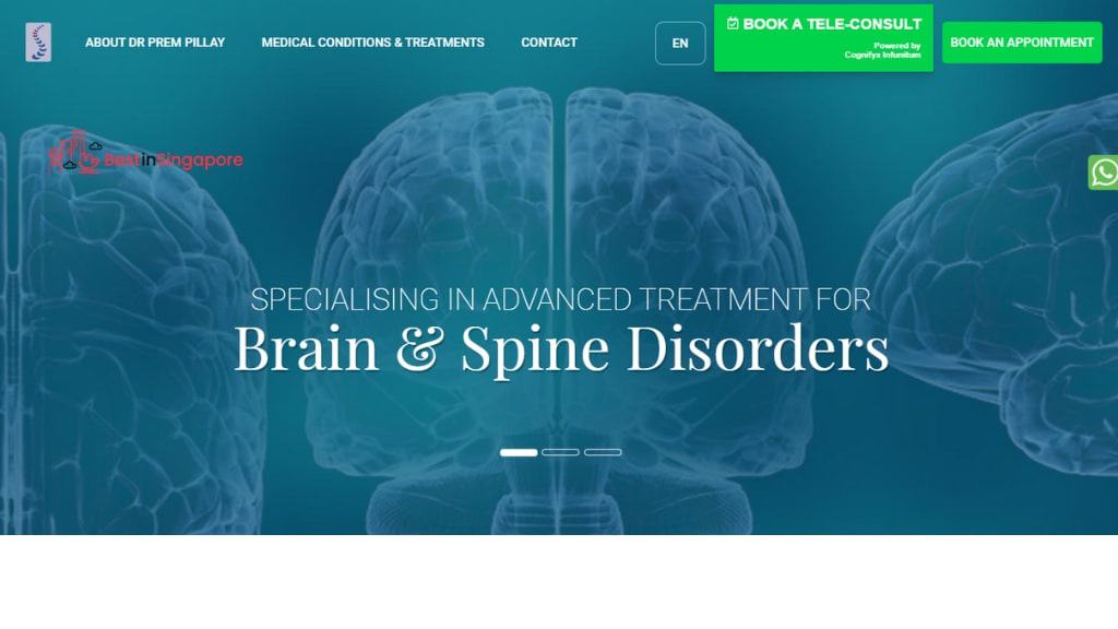 Dr. Prem Pillay’s Clinic's Homepage