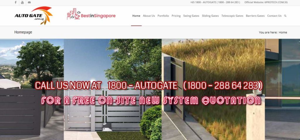 Autogate Singapore's Homepage