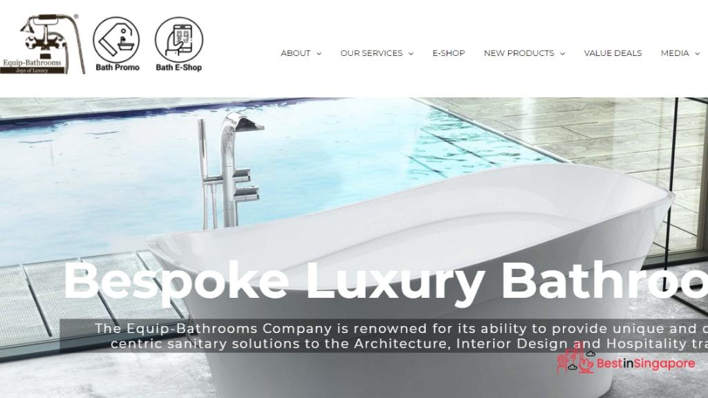 Equip-Bathrooms' Homepage