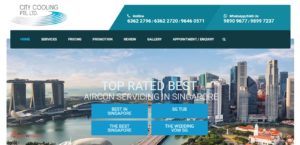 City Cooling Pte Ltd' Homepage