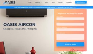 Oasis Aircon' Homepage