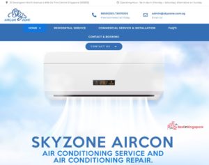 Skyzone Aircon' Homepage