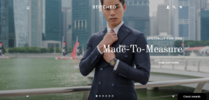 Stitched Custom Singapore' Homepage