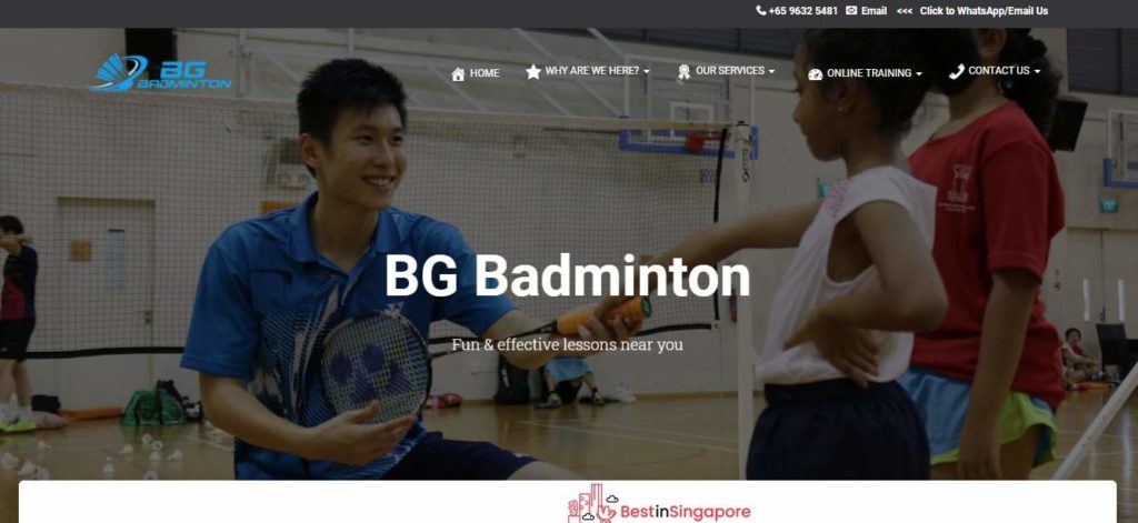 BG Badminton Academy's Homepage