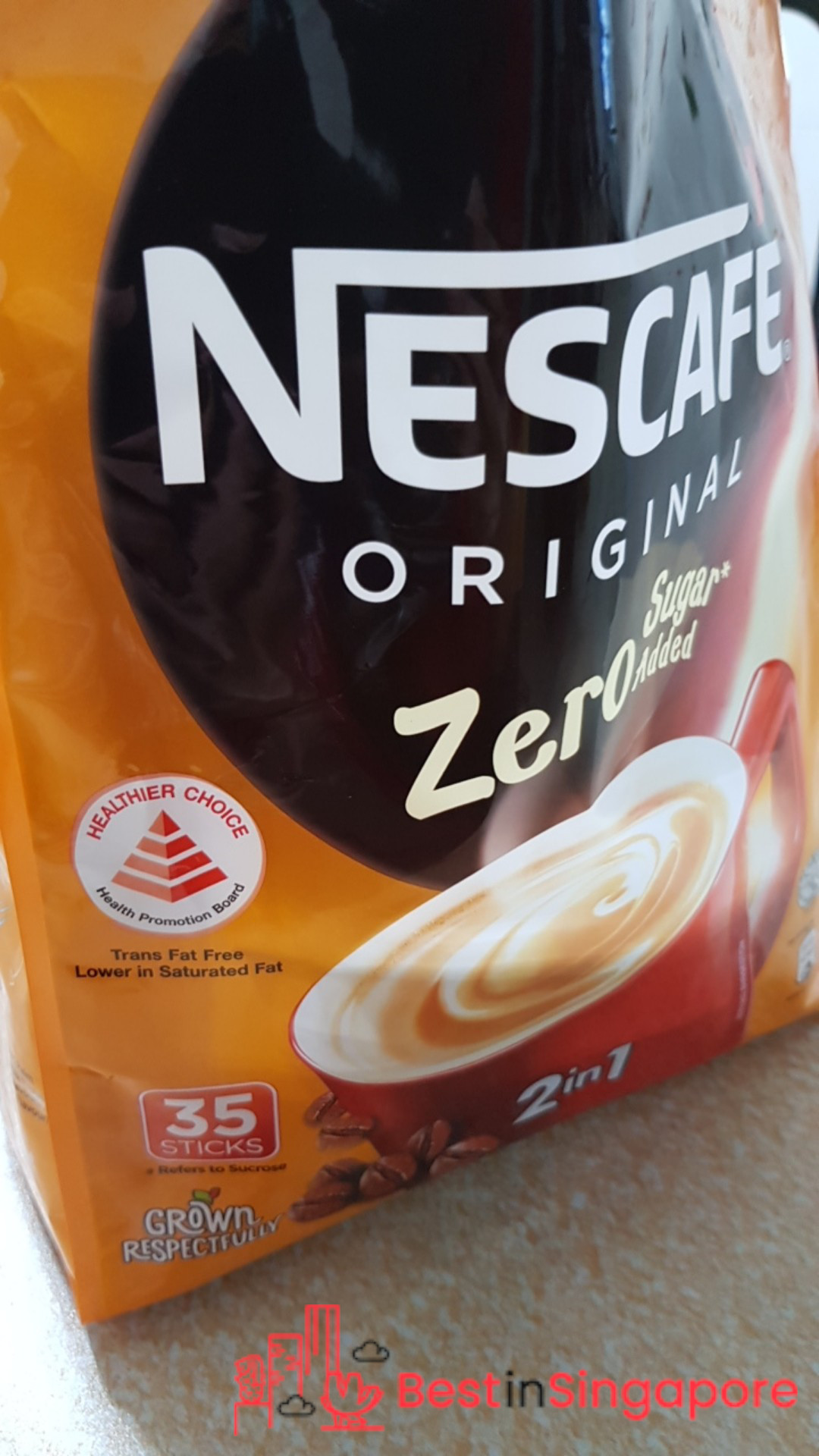 Nescafe 2-in-1 Instant Coffee Zero Sugar Added