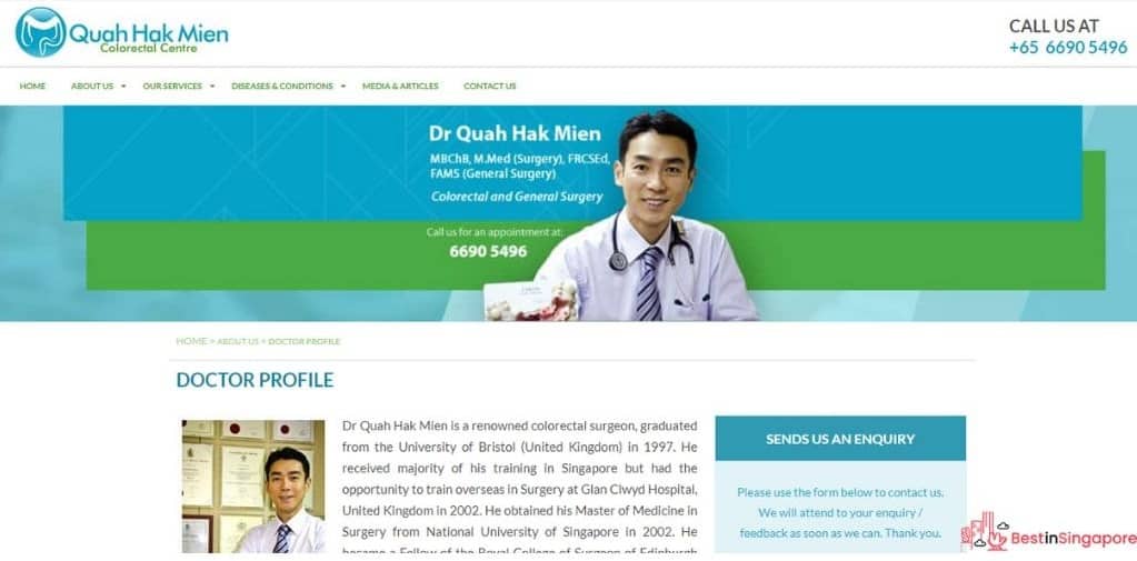 Dr Quah Hak Mien's Homepage