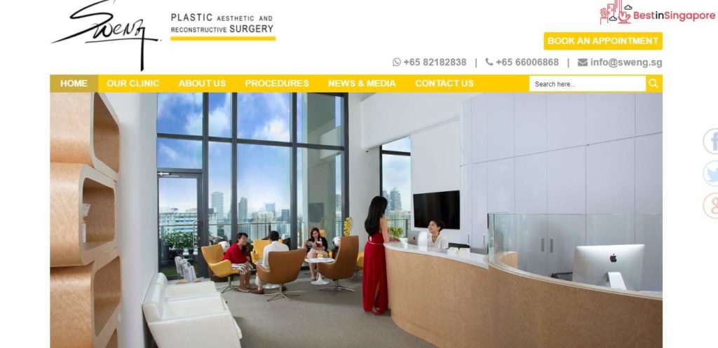Sweng Plastic Aesthetic and Reconstructive Surgery's Homepage