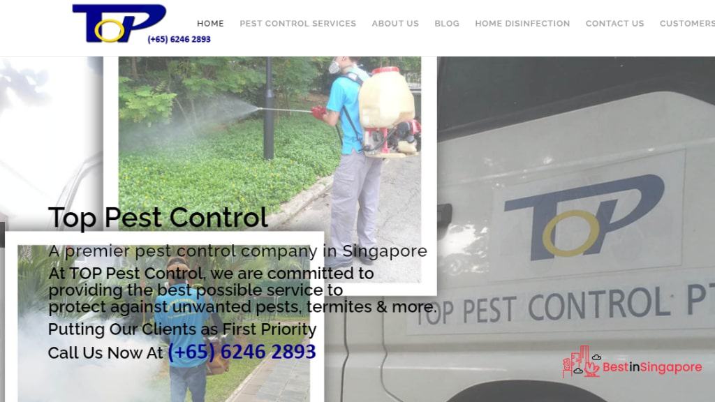 Top Pest Control's Homepage