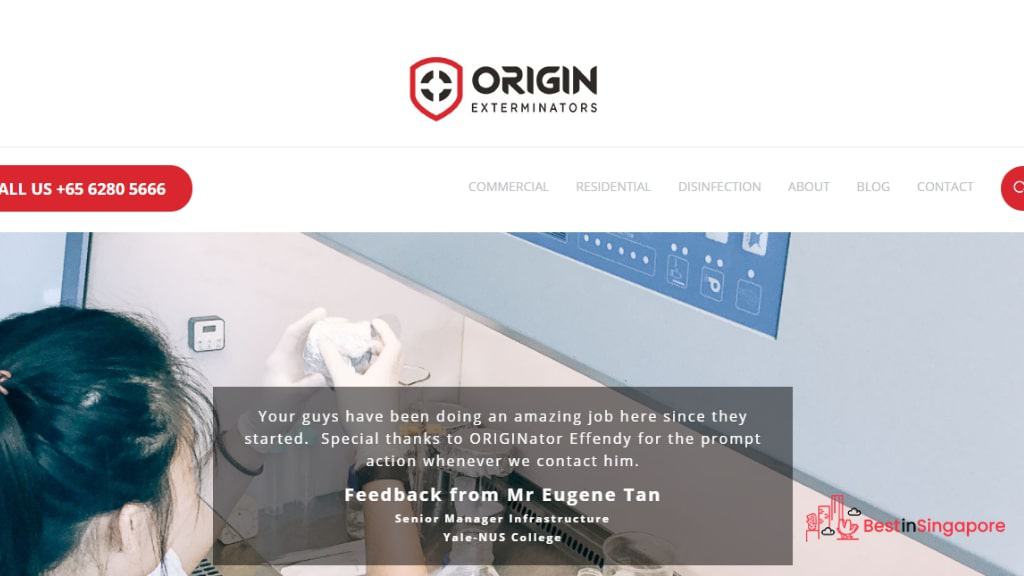 Origin's Homepage