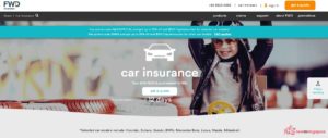 FWD Car Insurance' Homepage