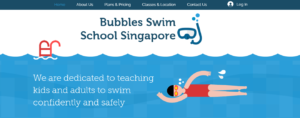 Bubbles Swim School Singapore' Homepage