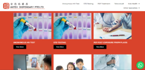 Anteh Dispensary' Homepage