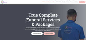 Eternity Funeral Services Homepage
