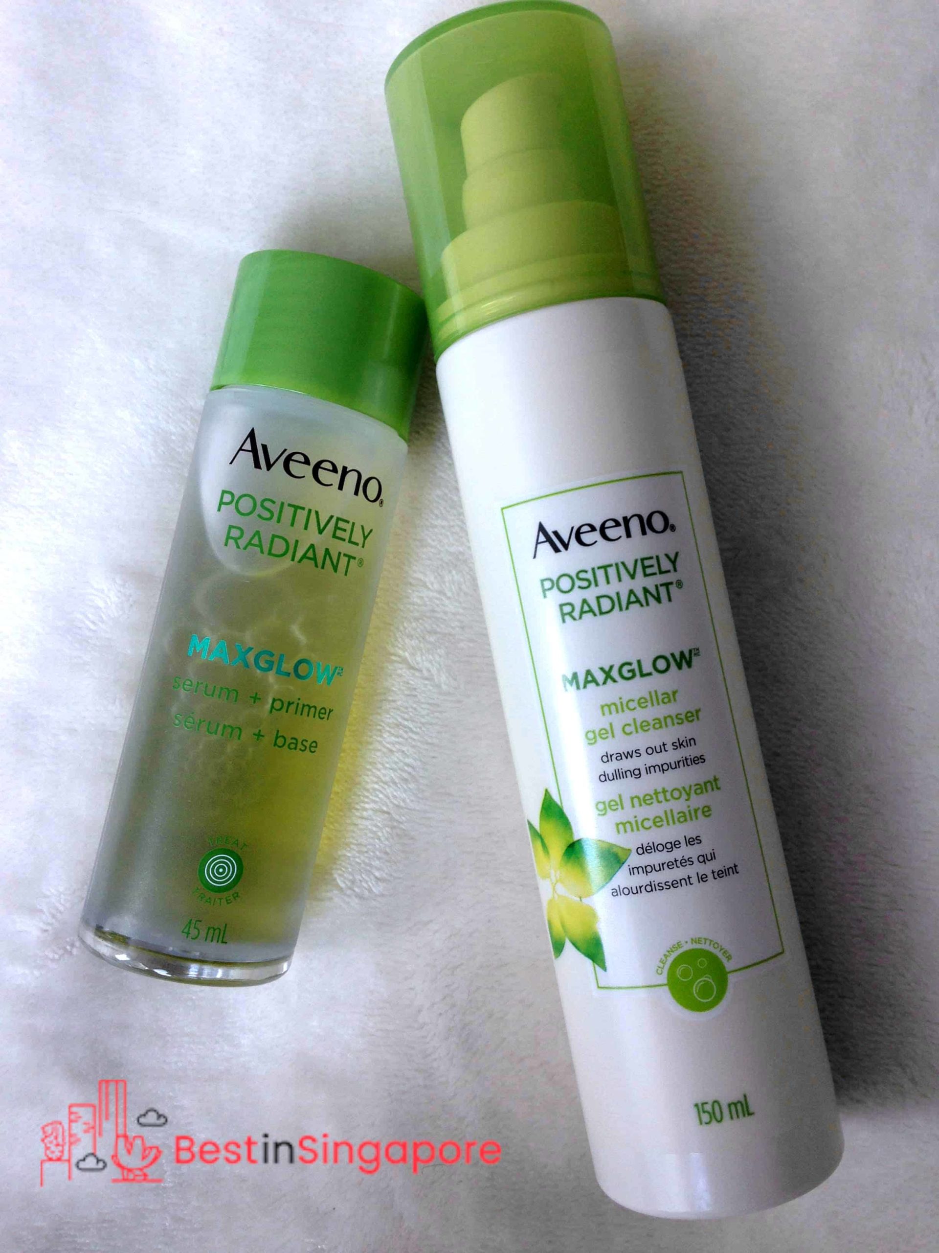 Aveeno Maxglow Serum and Primer