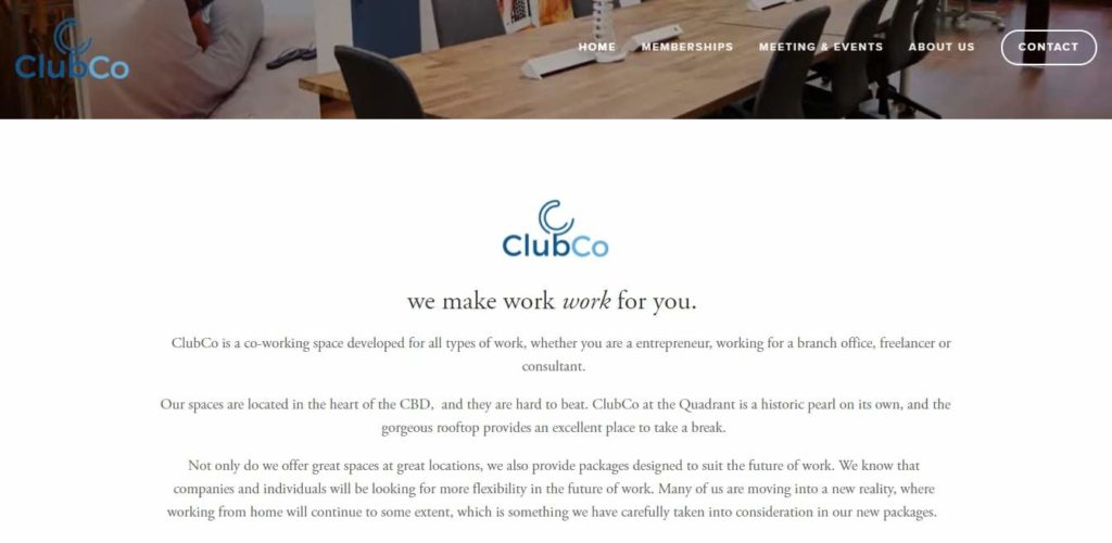 ClubCo's Homepage