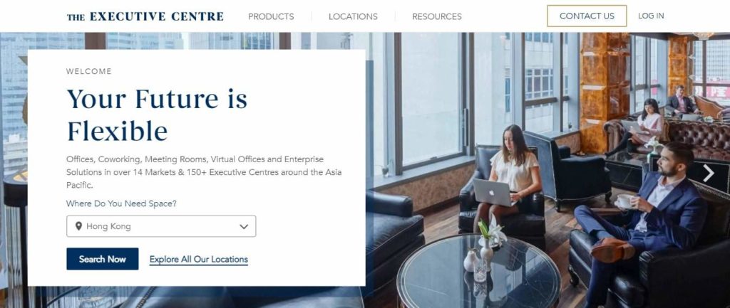 The Executive Centre's Homepage