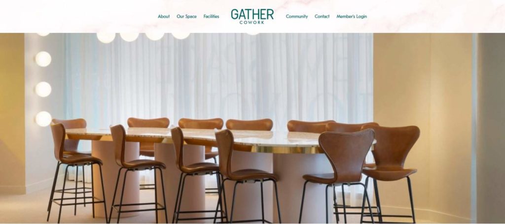 Gather CoWork's Homepage