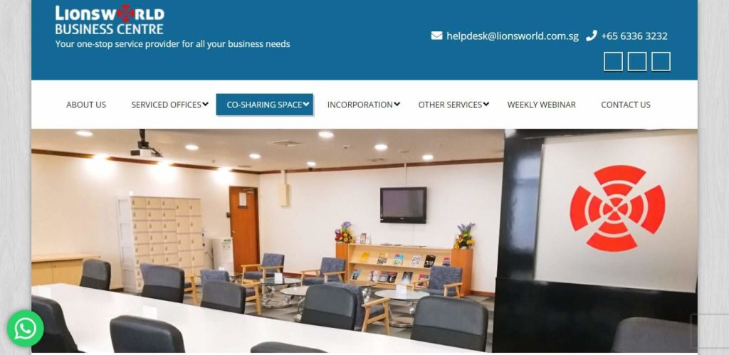Lionsworld Business Centre's Homepage