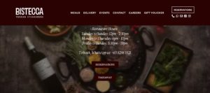 Bistecca Tuscan Steakhouse Homepage