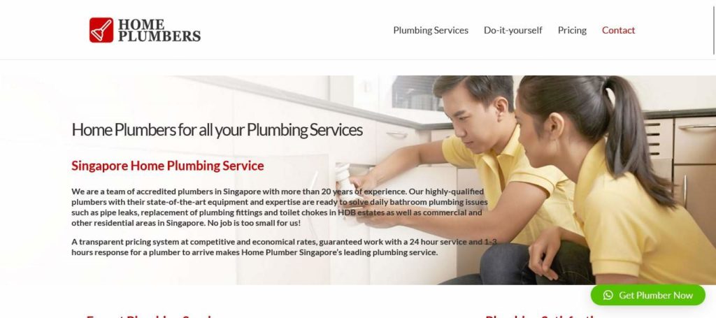 Home Plumbers' Homepage