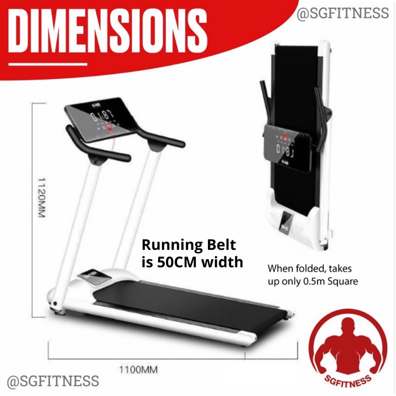 running treadmill machine