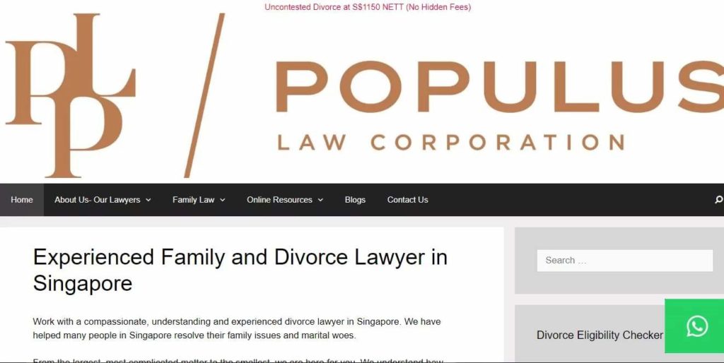 Populus Law Corporation's Homepage