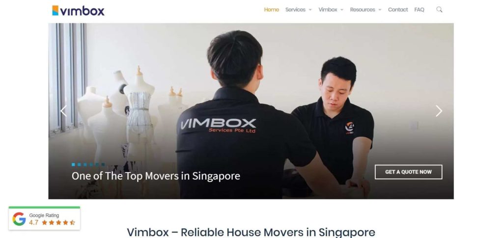 Vimbox Movers' Homepage