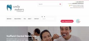 Smile Makers Dental Clinic's Homepage