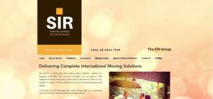SIR Move Services' Homepage