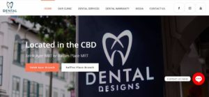 Dental Designs Clinic's Homepage