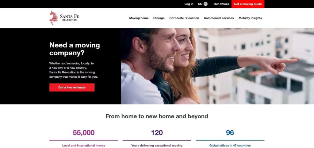 Santa Fe Relocation Services' Homepage