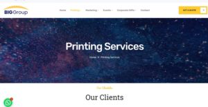 Big Group Productions Homepage