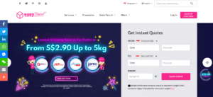 EasyParcel Singapore's Homepage