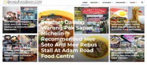 Daniel Food Diary Homepage
