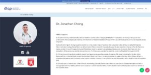 Dr Jonathan Chong, DTAP Clinic Novena Homepage
